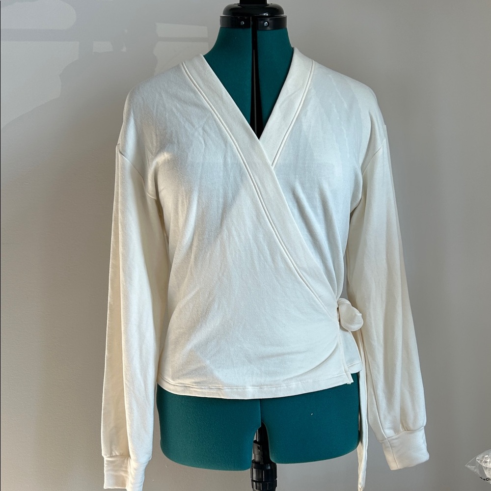 Wrap sweater